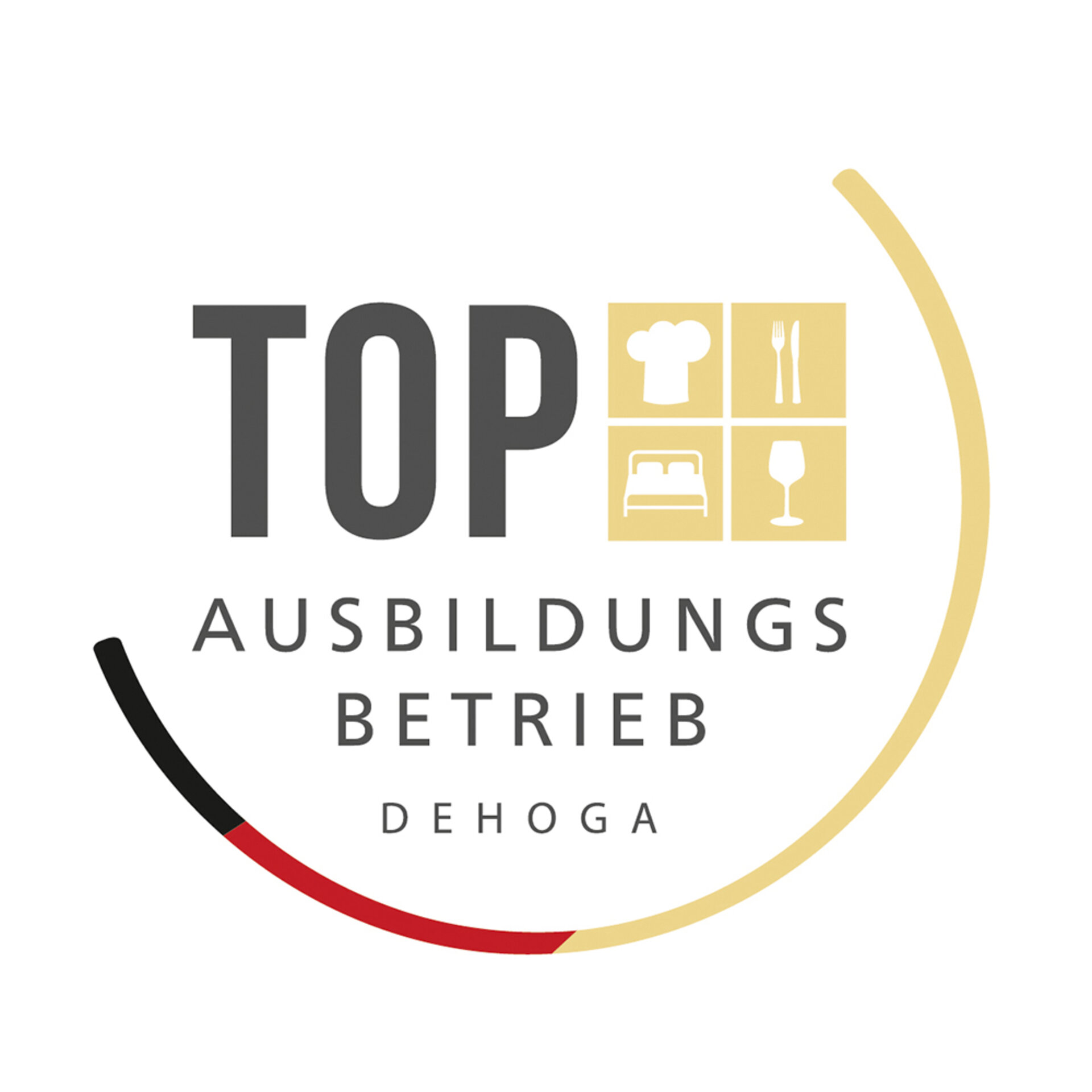 Logo vom DEHOGA TOP Ausbildungsbetrieb