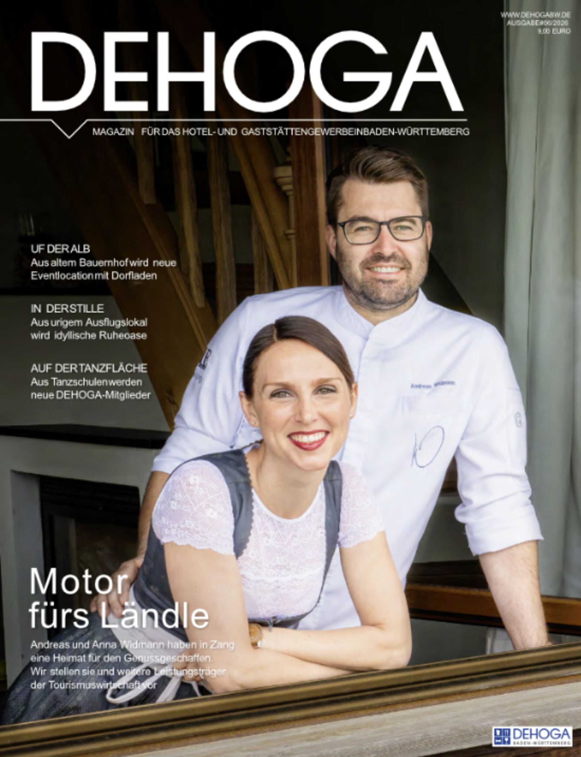 Cover der Juni-Ausgabe des DEHOGA Magazins
