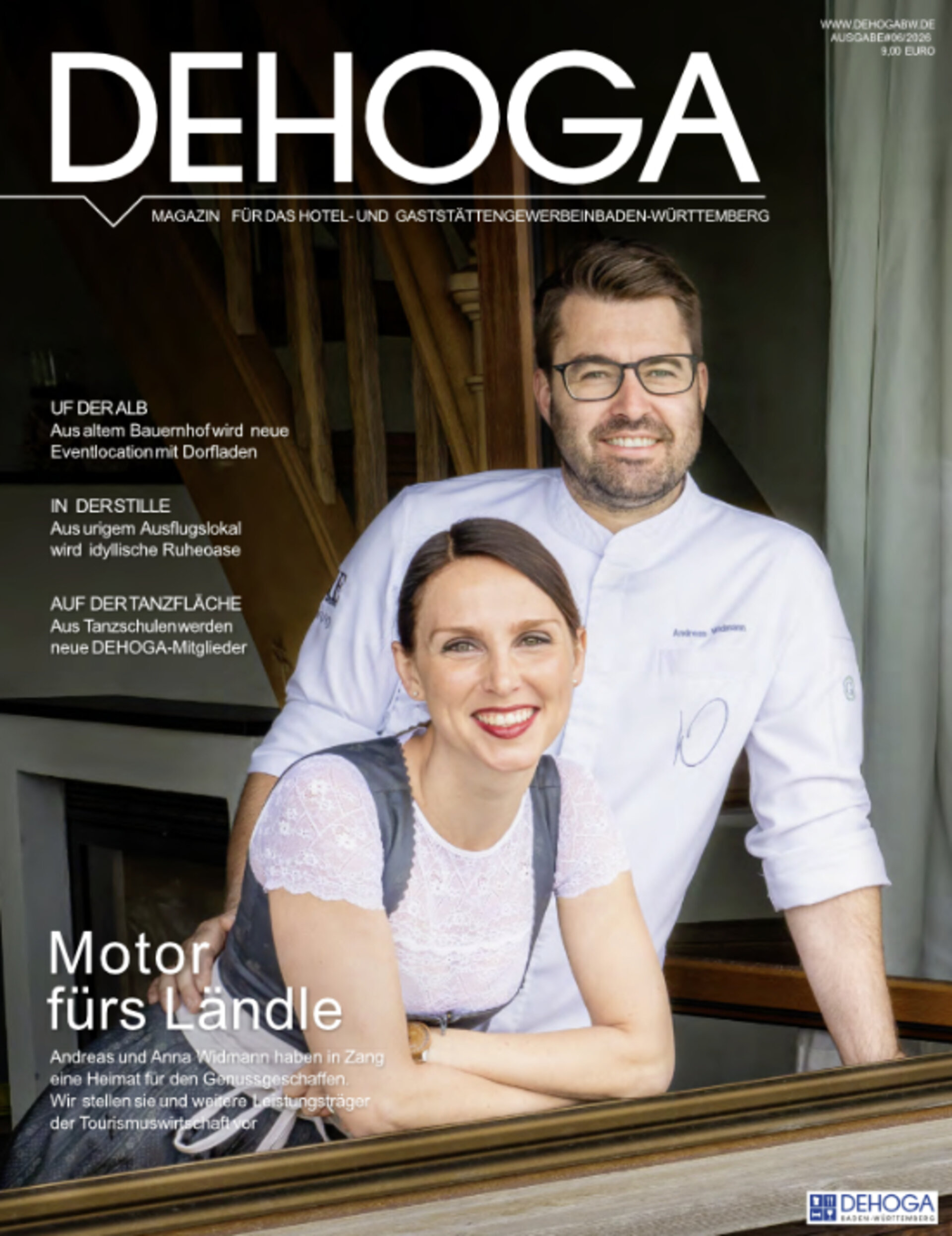 Cover der Juni-Ausgabe des DEHOGA Magazins